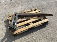 2No. FORKS TO SUIT JCB TELESCOPIC FORKLIFT - 4