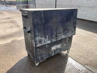 MOBILE METAL TOOL STORAGE BOX
