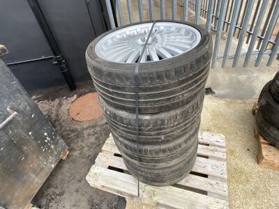 4No. 21" ALLOY RIMS & TYRES TO SUIT MERCEDES E CLASS