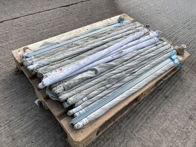 PALLET LOT OF 1m x 8mm THREADED BAR
