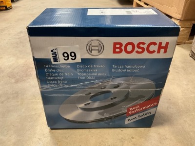 UNUSED BOSCH BD115 BRAKE DISCS TO SUIT VOLKSWAGEN & SKODA