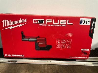 UNUSED MILWAUKEE M18 FPDDEX HAMMER VAC