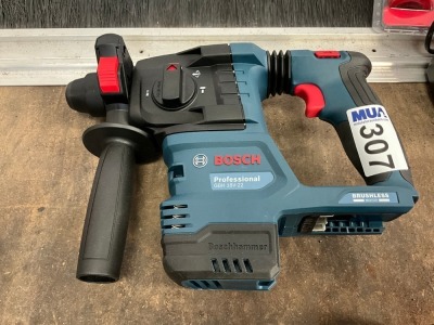 UNUSED BOSCH PROFESSIONAL GBH 18V-22 CORDLESS HAMMER DRILL - UNIT ONLY