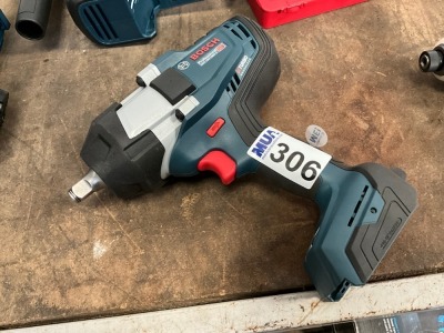 UNUSED BOSCH PROFESSIONAL GDS 18V-1000C 1/2" CORDLESS IMPACT GUN - UNIT ONLY