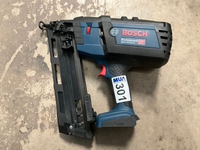 UNUSED BOSCH PROFESSIONAL GNH 18V-64 CORDLESS NAIL GUN - UNIT ONLY