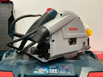 UNUSED BOSCH GKT55 GCE PROFESSIONAL 110V CIRCULAR SAW & CASE
