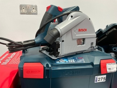 UNUSED BOSCH GKT55 GCE PROFESSIONAL 110V CIRCULAR SAW & CASE