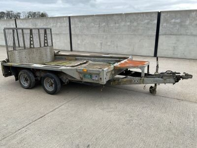 IFOR WILLIAMS 10ft x 6ft TWIN AXLE 3500KGS PLANT TRAILER
