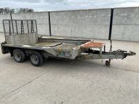 IFOR WILLIAMS 10ft x 6ft TWIN AXLE 3500KGS PLANT TRAILER