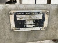 IFOR WILLIAMS 10ft x 6ft TWIN AXLE 3500KGS PLANT TRAILER - 17