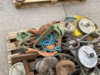 LOT TO INC. LIFTING SLINGS, HOOKS, SEWER STOPPERS ETC - 3