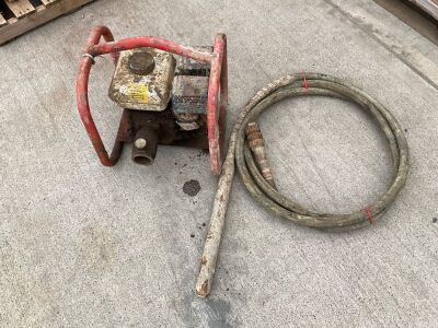 HONDA PETROL ENGINE 2" POKER UNIT & WORM