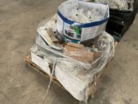 LOT TO INC. ASSORTED CLADDING LAP TAPE & ASSORTED DOOR HANDLES