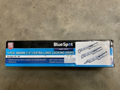 UNUSED BLUESPOT 3pc 300mm XL LOCKING GRIPS