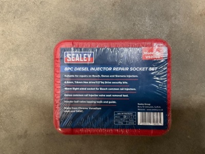 UNUSED SEALY 8pc DIESEL INJECTOR REPAIR SOCKET SET
