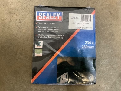 UNUSED SEALY 240 GRIT WET & DRY PAPER