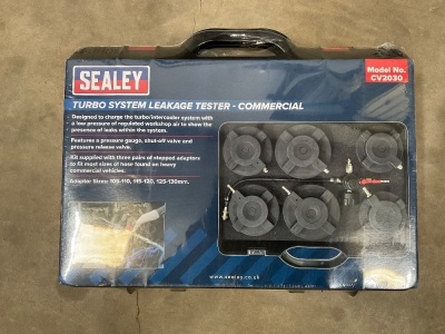 UNUSED SEALEY TURBO SYSTEM LEAKAGE TESTER