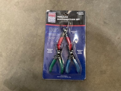 UNUSED SEALEY 3pc FUEL LINE DISCONNECTION SET