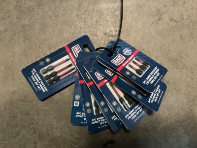 9NO. PKS OF SEALEY ASSORTED BITS