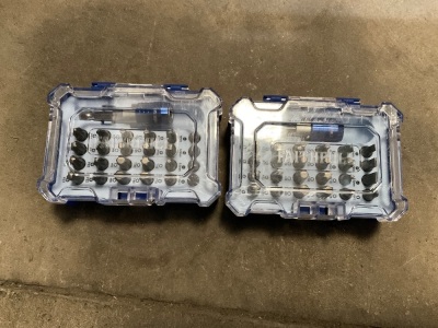 2NO. UNUSED 25pc QUICK CHANGE BIT SETS