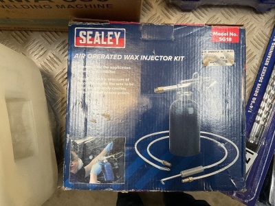 UNUSED SEALEY AIR OPERATED WAX INJECTOR KIT