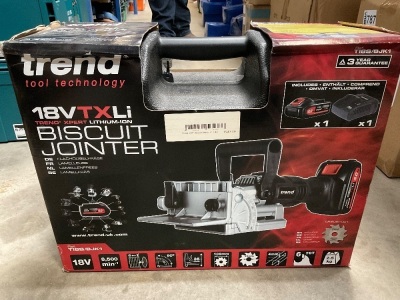 UNUSED TREND 18V CORDLESS BISCUIT JOINTER