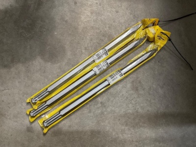 3NO. UNUSED SEALEY 500mm CHISEL TO SUIT DEMOLITION HAMMER