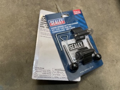 2NO. UNUSED SEALEY DIESEL ENGINE SETTING/LOCKING KITS