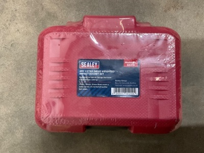 UNUSED SEALEY 3pc 1/2" DRIVE WEIGHTED IMPACT SOCKET SET