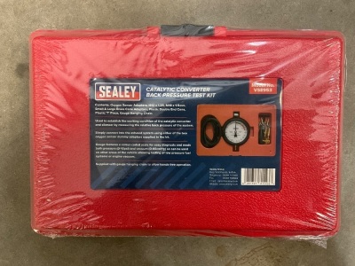 UNUSED SEALEY CATALYTIC COVERTER BACK PRSSURE TEST KIT