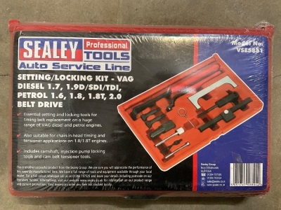 UNUSED SEALEY SETTING/LOCKING KIT
