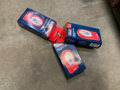 3NO. UNUSED SEALEY KEY ROB TESTERS