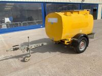 WESTERN 985lt SINGLE AXLE FAST TOW BUNDED METAL FUEL BOWSER - 3