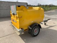 WESTERN 985lt SINGLE AXLE FAST TOW BUNDED METAL FUEL BOWSER - 8