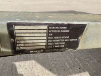 WESTERN 985lt SINGLE AXLE FAST TOW BUNDED METAL FUEL BOWSER - 13