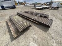 3No. PALLETS OF ASSORTED TIN SHEETS & RIDGE - 3
