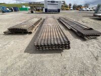 3No. PALLETS OF ASSORTED TIN SHEETS & RIDGE - 6