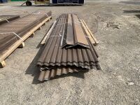 3No. PALLETS OF ASSORTED TIN SHEETS & RIDGE - 8