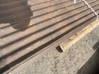 3No. PALLETS OF ASSORTED TIN SHEETS & RIDGE - 9