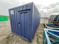APPROX. 20ft x 8ft ANTI VANDAL COMBI SITE OFFICE / STORAGE CONTAINER - 10