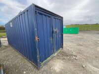 APPROX. 20ft x 8ft ANTI VANDAL COMBI SITE OFFICE / STORAGE CONTAINER - 17