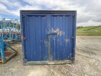APPROX. 20ft x 8ft ANTI VANDAL COMBI SITE OFFICE / STORAGE CONTAINER - 18