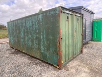 APPROX. 20ft x 8ft ANTI VANDAL STORAGE CONTAINER
