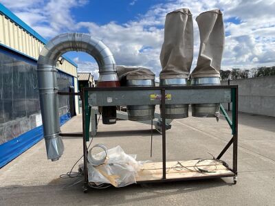 WOODWASTE CONTROL LTD 3 BAG 3 PHASE DUST EXTRACTOR