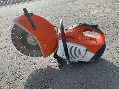 STIHL TS420 PETROL CONCRETE SAW C/W DIAMOND BLADE