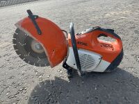 STIHL TS420 PETROL CONCRETE SAW C/W DIAMOND BLADE