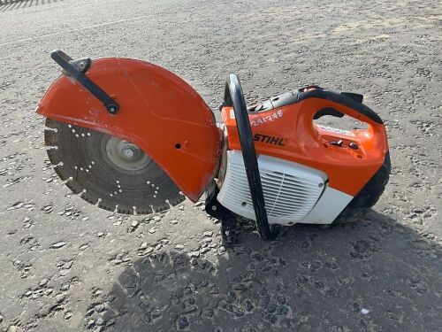 STIHL TS420 PETROL CONCRETE SAW C/W DIAMOND BLADE