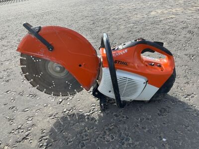 STIHL TS420 PETROL CONCRETE SAW C/W DIAMOND BLADE