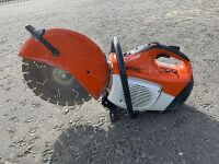 STIHL TS420 PETROL CONCRETE SAW C/W DIAMOND BLADE