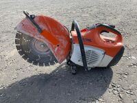 STIHL TS420 PETROL CONCRETE SAW C/W DIAMOND BLADE
